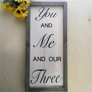 Wooden Family Sign Home Decor